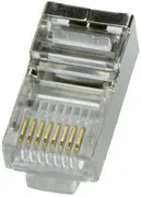 LogiLink Connecteur mâle RJ45 pour câble rond, Cat.5e,