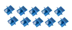 shiverpeaks Capuchon de protection pour fiche RJ45, bleu