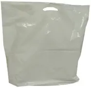 HAPPEL Sac cabas en LDPE, (L)550 x (P)50 x (H)600 mm, blanc