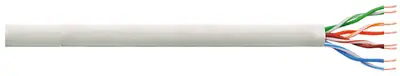 LogiLink Câble d'installation, Cat.5e, U/UTP, 305 m, gris