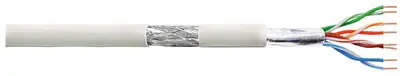 LogiLink Câble Patch, Cat.5e, S/FTP, 100 m, gris