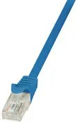 LogiLink Câble patch, Cat. 5e, U/UTP, 5,0 m, bleu, gaine en