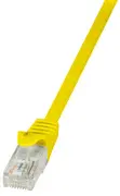 LogiLink Câble patch, Cat. 5e, U/UTP, 5,0 m, jaune, gaine en