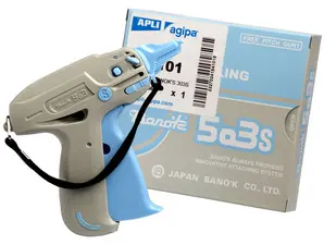 APLI Pistolet textile Banok's 503 S, gris/bleu