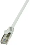 LogiLink Câble Patch, Cat. 5e, F/UTP, 1 m, gris, gaine en