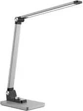PAPERFLOW Lampe de table à LED JOA, socle, argent brossé