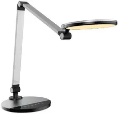 PAPERFLOW Lampe de table à LED CHUCK, socle, argent