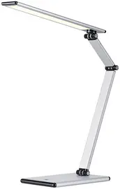 Hansa Lampe de bureau à LED Slim, argent
