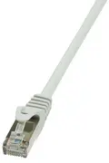 LogiLink Câble patch, Cat. 6, F/UTP, 3,0 m, gris, gaine en