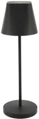UNiLUX Lampe de table LED rechargeable AVA, sur pied, noir