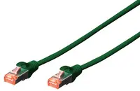 DIGITUS Câble de brassage, Cat. 6, S/FTP, 1,0 m, vert
