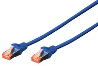 DIGITUS Câble de brassage, Cat. 6, S/FTP, 3,0 m, bleu