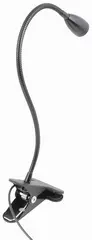 UNiLUX Lampe LED avec pince de fixation SNOKE, noir