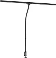 CEP Lampe de bureau à LED ALBATROSS, pied de serrage, noir
