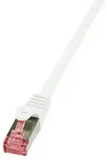 LogiLink Câble patch, Cat. 6, S/FTP, 5,0 m, blanc