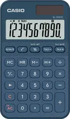 CASIO Calculatrice SL-310YC-NY, bleu