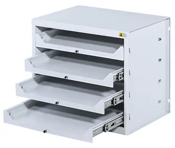allit Armoire pour mallettes EuroPlus Dépôt >M<, gris