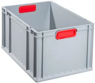 allit Bac de rangement ProfiPlus EuroBox 632, gris/rouge