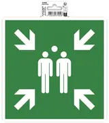 EXACOMPTA Panneau de signalisation "Point de rassemblement