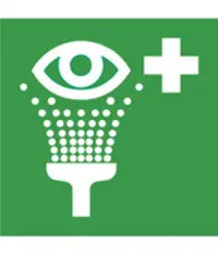 LEINA Panneau de signalisation "Equipement rinçage des yeux