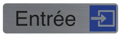 EXACOMPTA Plaque de signalisation "Entrée