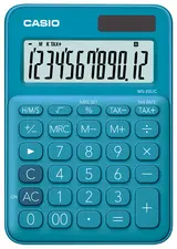 CASIO Calculatrice de bureau MS-20UC-BU, bleu