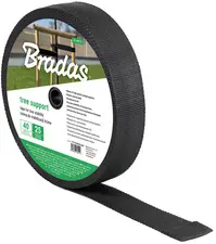 Bradas Bande de ligature pour arbres, PP, 40 mm x 25 m, noir
