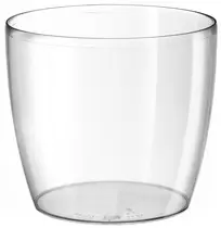 tera Pot de fleurs "Madeira 16", transparent