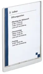 DURABLE Plaque de porte CLICK SIGN, A4, blanc