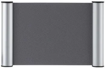 FRANKEN Plaque de porte clip, 148 x 148 mm, argent