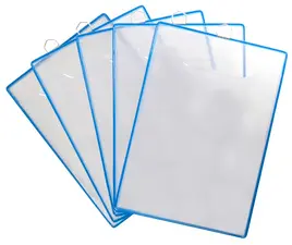 djois by tarifold Porte brochures avec anse, A4, bleu