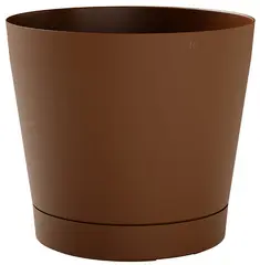 tera Pot de fleurs "Orione", diamètre: 190 mm, caramel