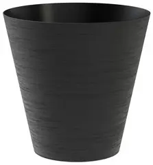 tera Pot de fleurs "Hoop", diamètre: 160 mm, black
