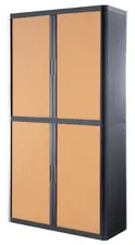 PAPERFLOW Armoire à rideau easyOffice, 4 étagères