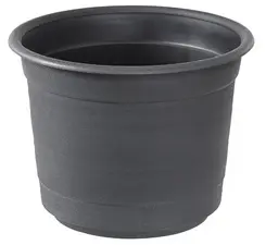 orthex Pot de fleurs EPOQUE, diamètre : 240 mm, noir