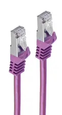 shiverpeaks Câble patch, Cat. 6A, S/FTP, 30,0 m, violet