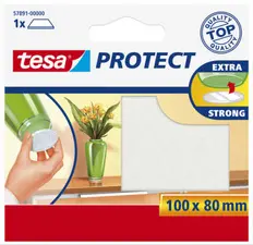tesa Protect Patin en feutrine, diamètre: 18 mm, marron