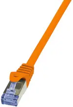 LogiLink Câble patch, Cat. 6A, S/FTP, 1,5 m, orange