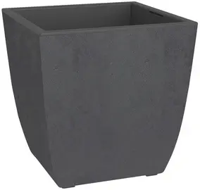poétic Bac à plantes BASALT Diva, carré, 435 mm, anthracite