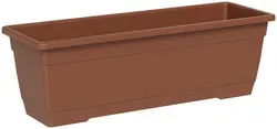 tera Jardinière "Birka", largeur: 800 mm, terracotta