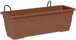 tera Kit de jardinière "Birka", support inclus, terracotta