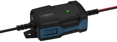 ANSMANN Chargeur pour batterie BC, 6-12V/1A, noir/bleu