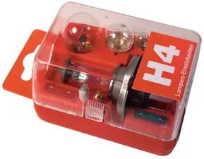 cartrend Boîte d'ampoules de rechange H4, 8 pièces