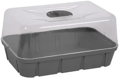 EDA Mini-serre, taille L, volume: 15,7 L, anthracite