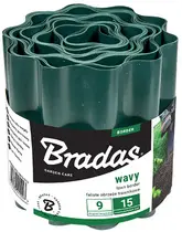 Bradas Bordure de gazon, hauteur 150 mm, longueur 9 m, vert