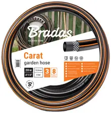 Bradas Tuyau d'arrosage CARAT, 3/4", noir/orange, 50 m