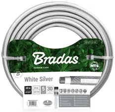 Bradas Tuyau d'arrosage NTS WHITE SILVER, 1/2", 50 m