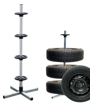 IWH Porte-jantes/pneus de voiture, pour 4 pneus de 225 mm