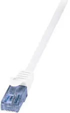 LogiLink Câble Patch EconLine, cat.6A, U/UTP, 1,0 m, blanc