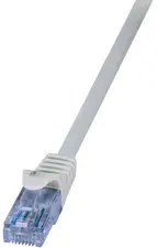 LogiLink Câble Patch EconLine, cat.6A, U/UTP, 7,5 m, gris